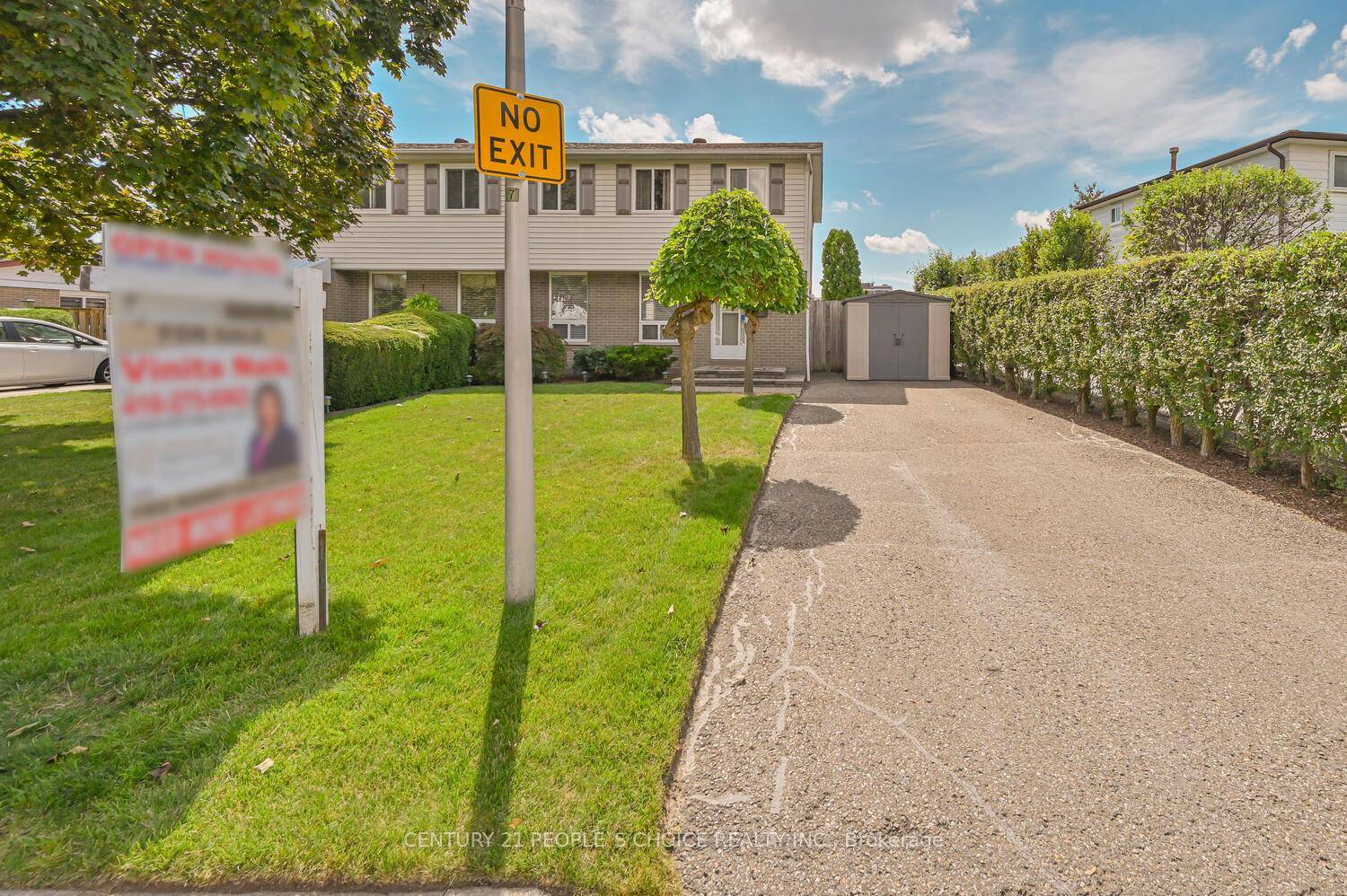 Welcome to this beautifully maintained 3 bedroom, 2 bathroom semi detached with a finished basement and separate side entrance, perfect for extended family.