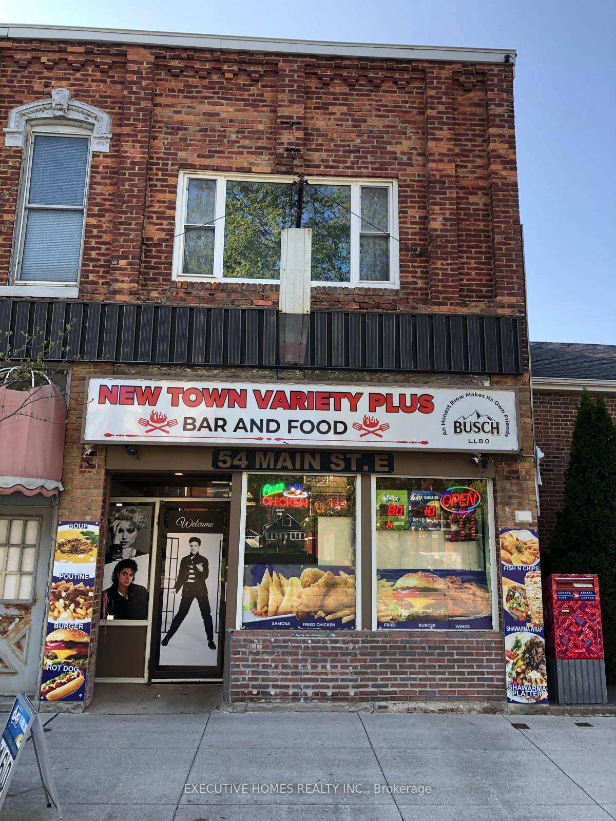 Newly renovated and recently Licensed Bar with a dine in Restaurant plus a Variety store business with property.