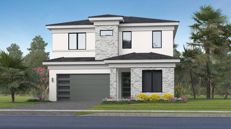 This new two story home offers ample space to live and grow.