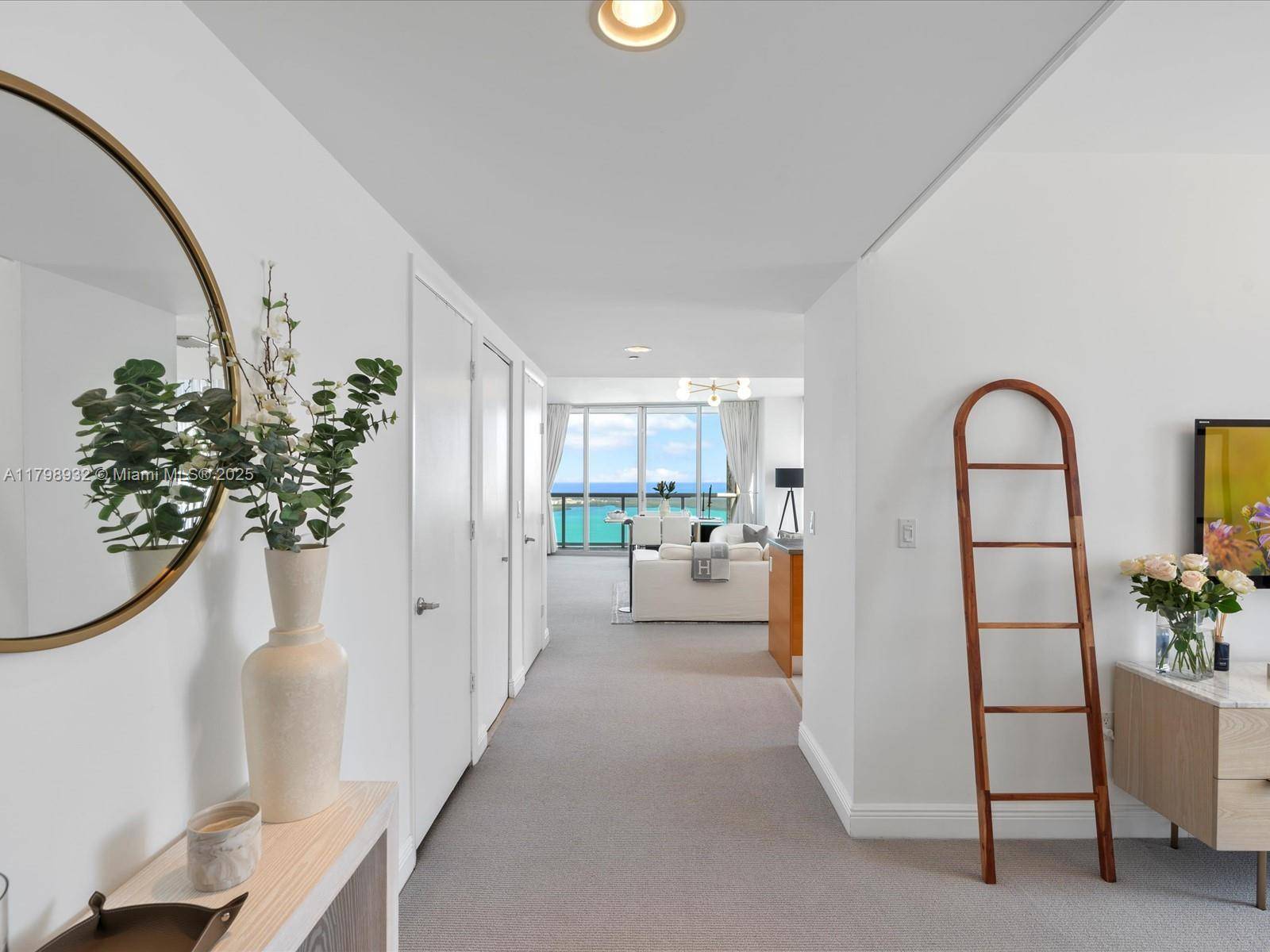 Expansive upper floor corner residence at Icon Brickell.