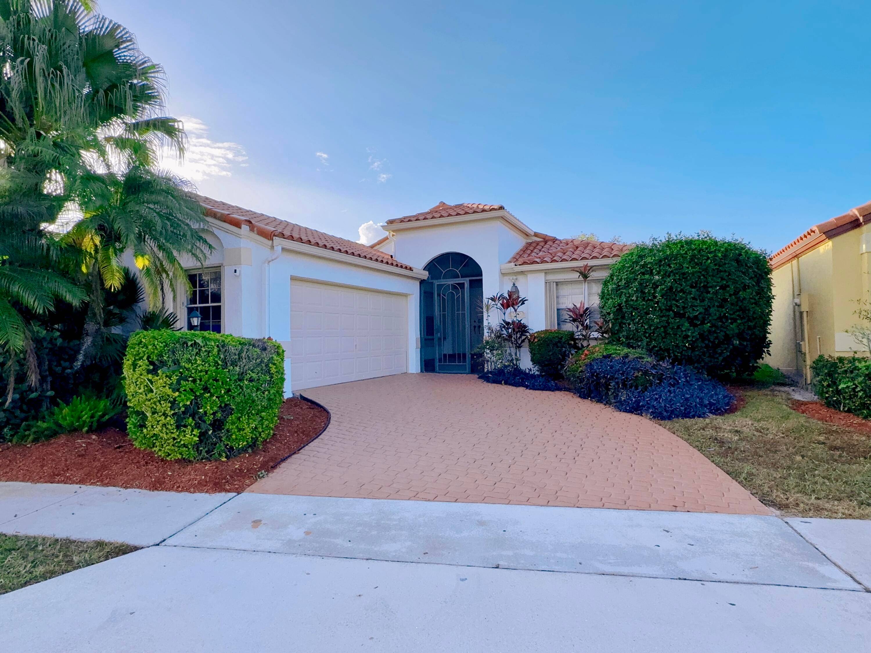 This Mediterranean Style home is centrally located in Boca with 2 brand new bathrooms with high end fixtures and cabinets.