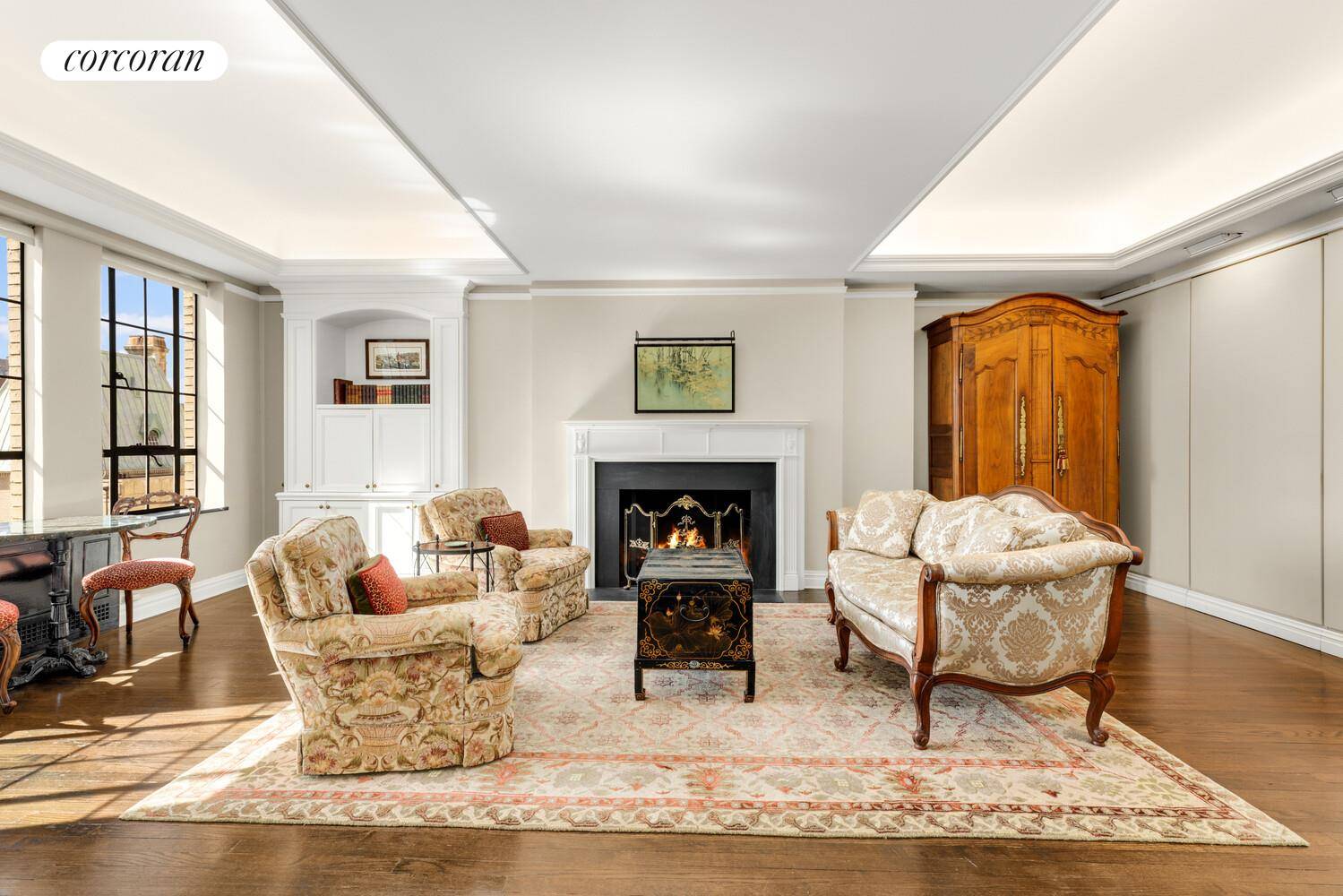 A jewel box in the sky ! Welcome to 340 West 57th Street, Apartment 16J, a stunning, spacious one bedroom, one bathroom prewar condo residence with high cove ceilings throughout ...