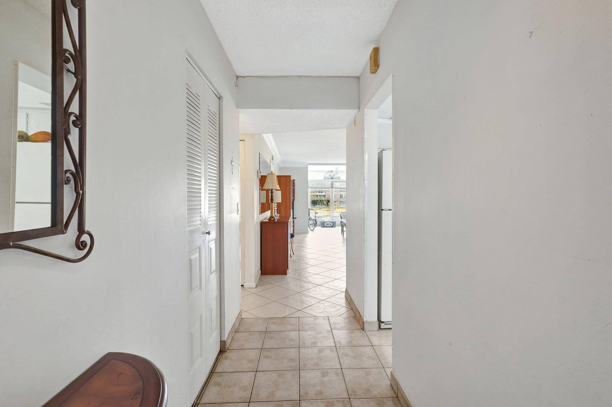 Furnished, 2nd floor condo in elevator building.