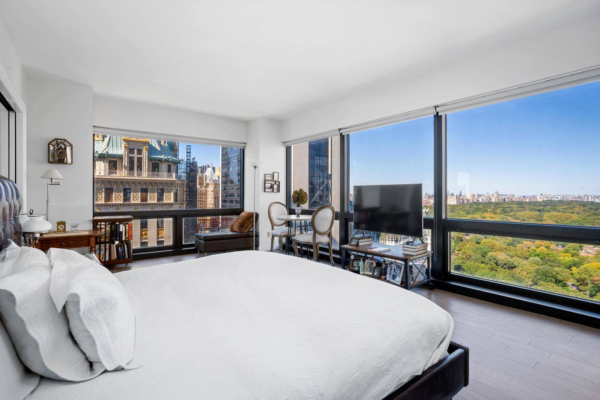Wake up to unparalleled Central Park Views from this beautiful, high floor residence at the famed 721 Fifth Avenue Condominium.