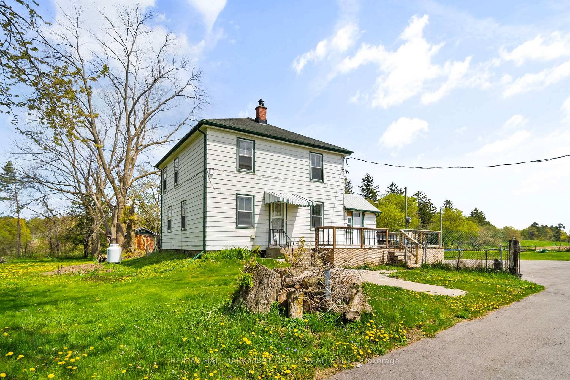Welcome To This Upgraded 4 Bedroom, 4 Bathroom Detached Farmhouse, Set On Approximately 54 Acres Just 15 Minutes North Of Oshawa.