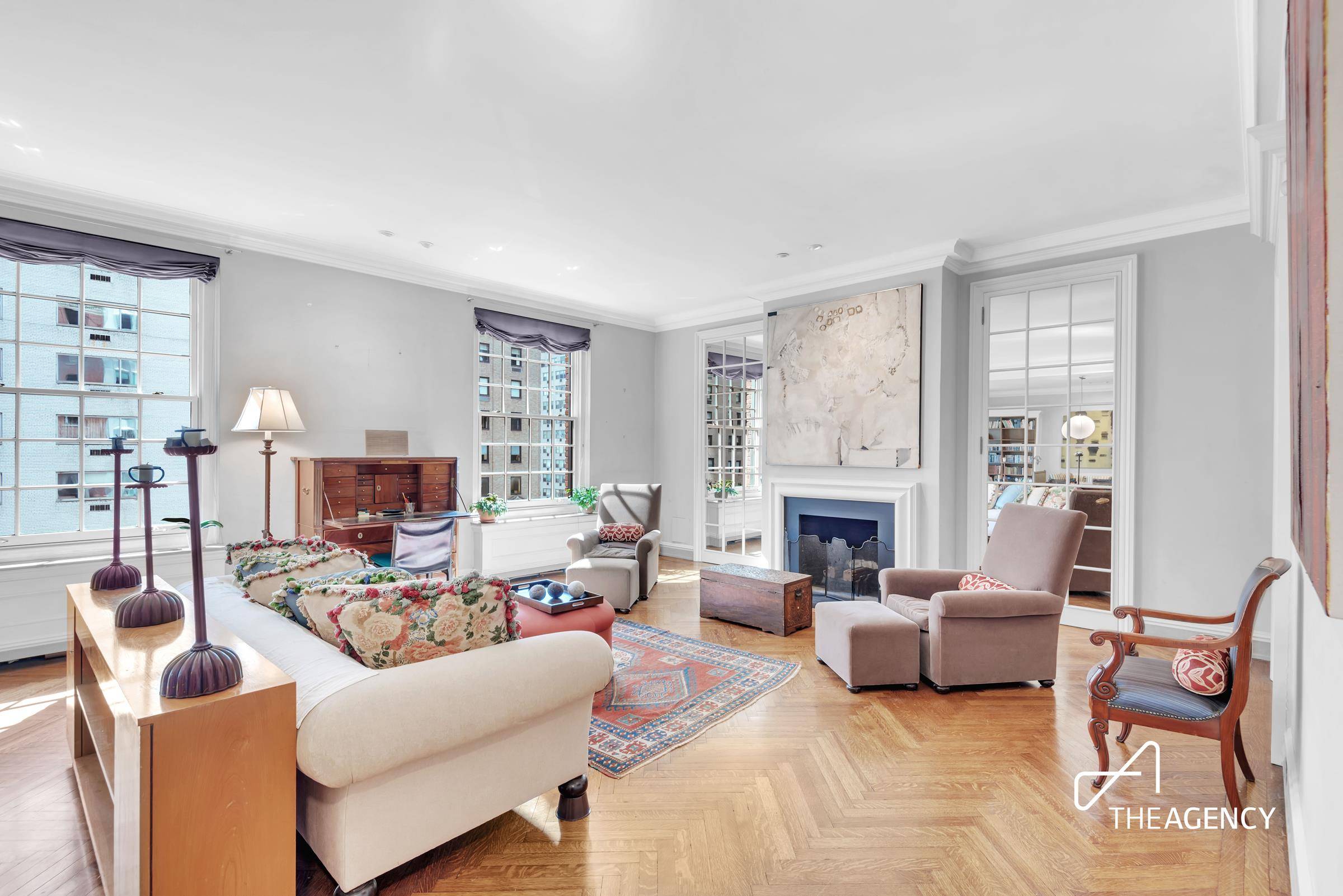 38 FEET of FRONTAGE AND VIEWS ON PARK AVENUE.