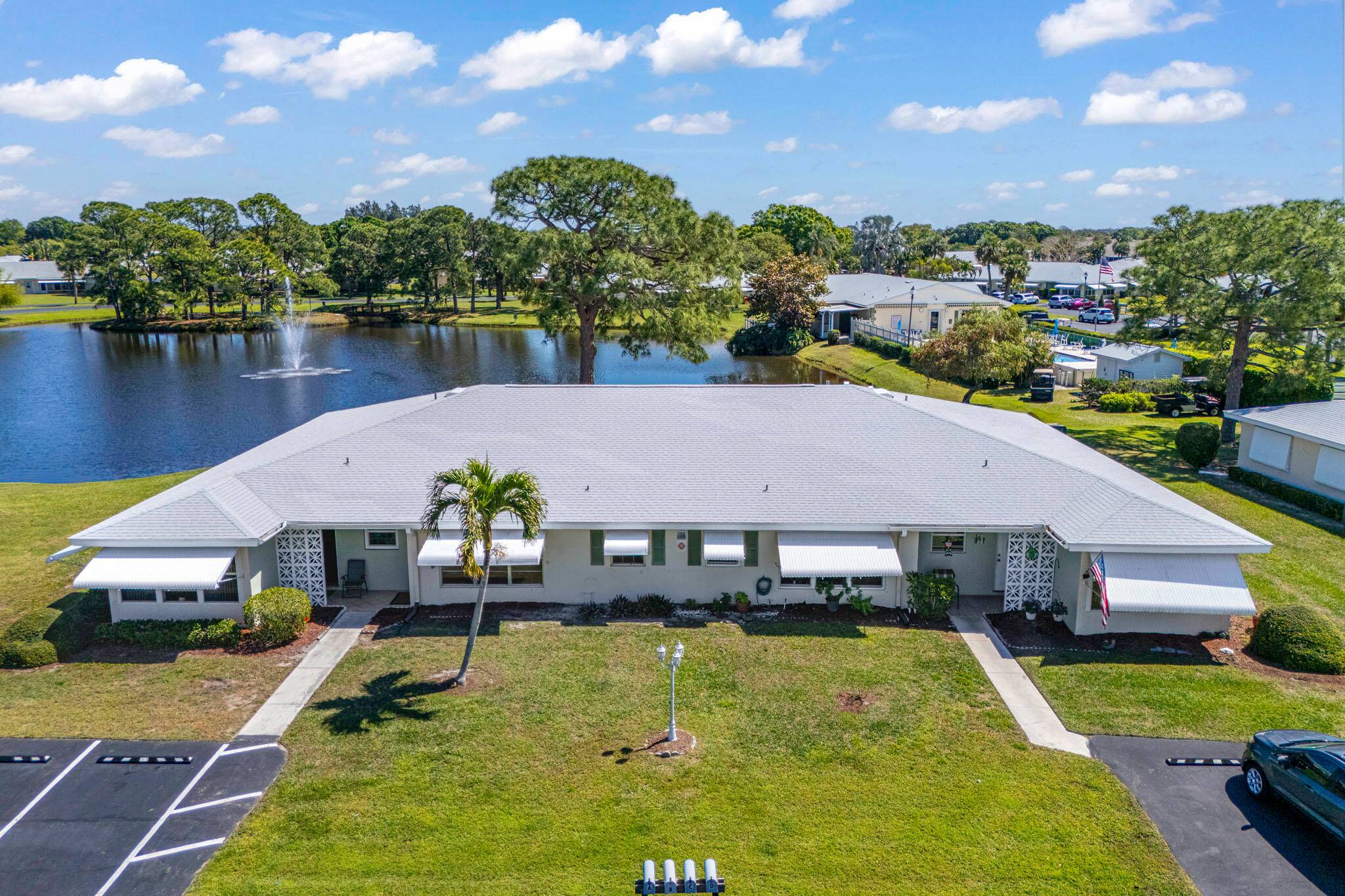 Enjoy stunning lake views from both bedrooms in this beautifully renovated condo !