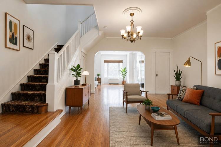 Welcome To The Garden Apartment At 1065 Sterling PlaceNestled within a distinguished 1915 townhouse in the heart of Historic Crown Heights North, this exceptional 1, 736 square foot duplex masterfully ...