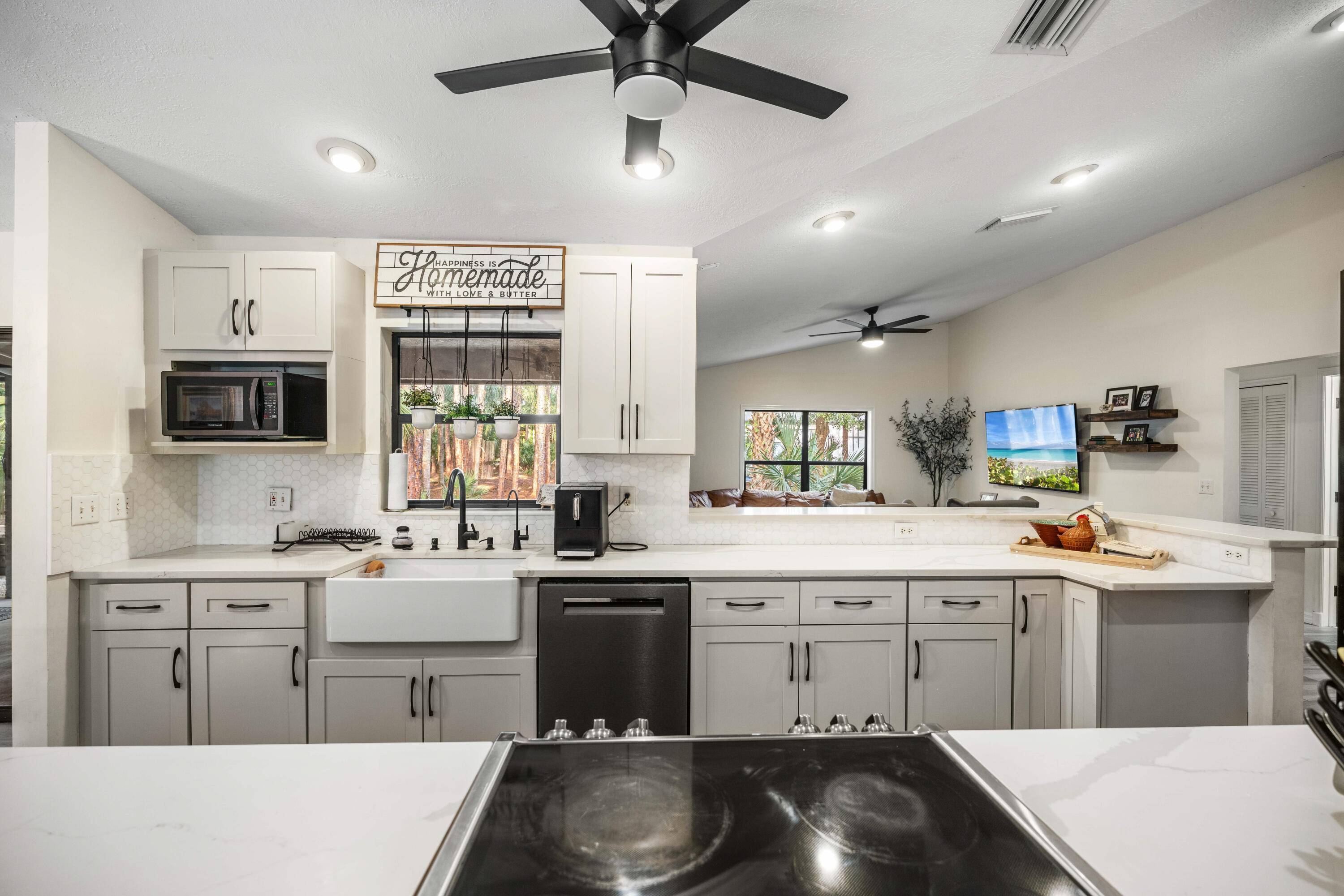 Beautifully updated CBS home with Bonus Detached 1500 sqft workshop.