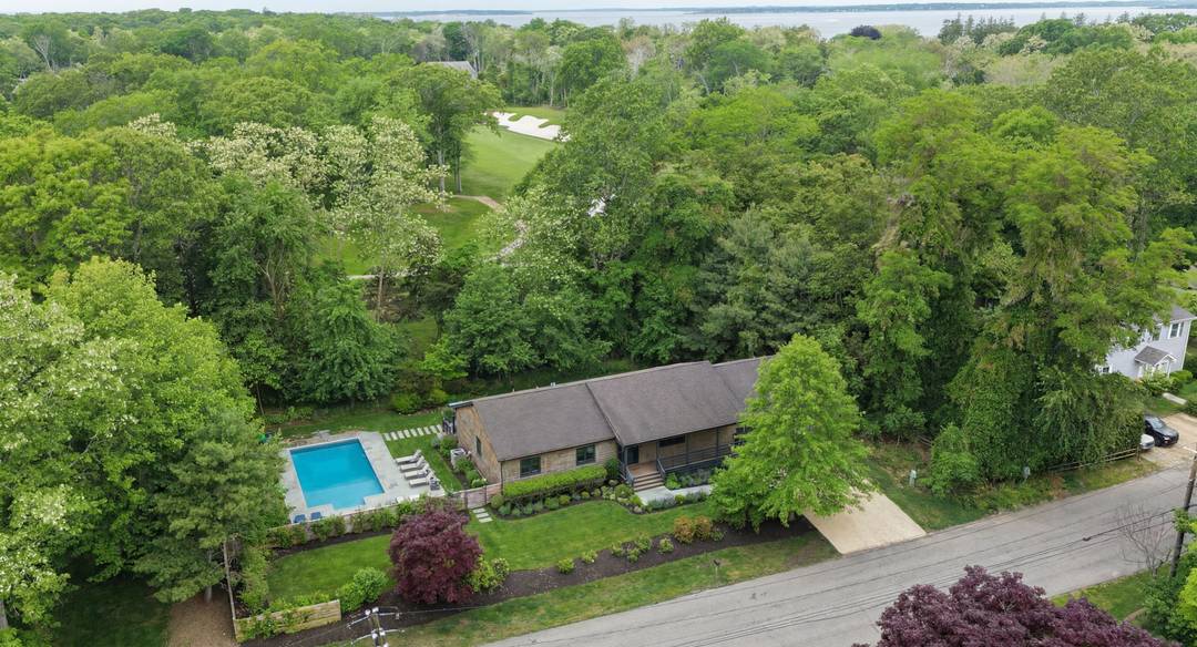 Captivating Sag Harbor Summer Retreat Bordering Noyac Golf Club