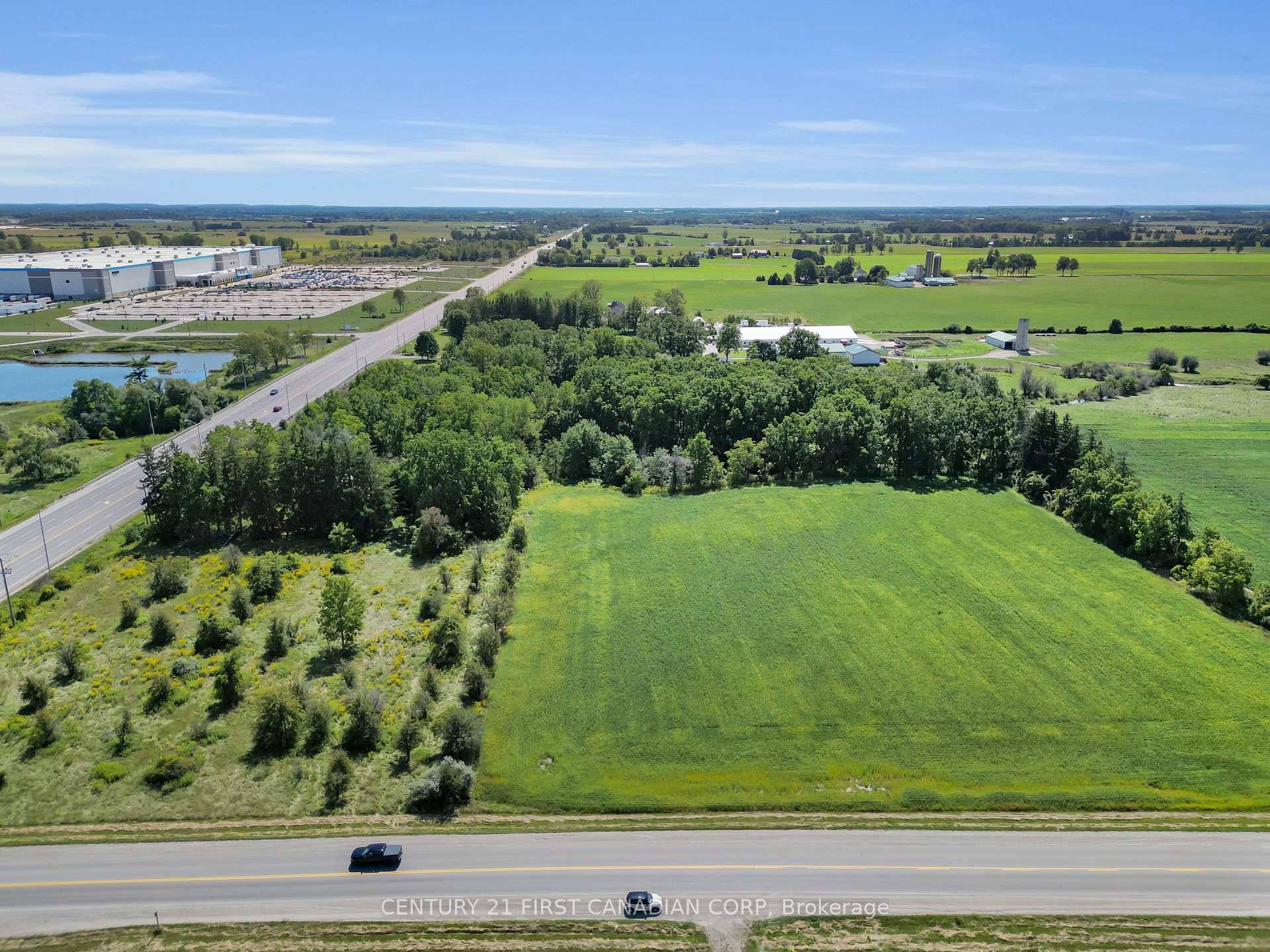 Spacious 10. 6 Acre Property Prime Location Near Hwy 401 and Amazon Warehouse !