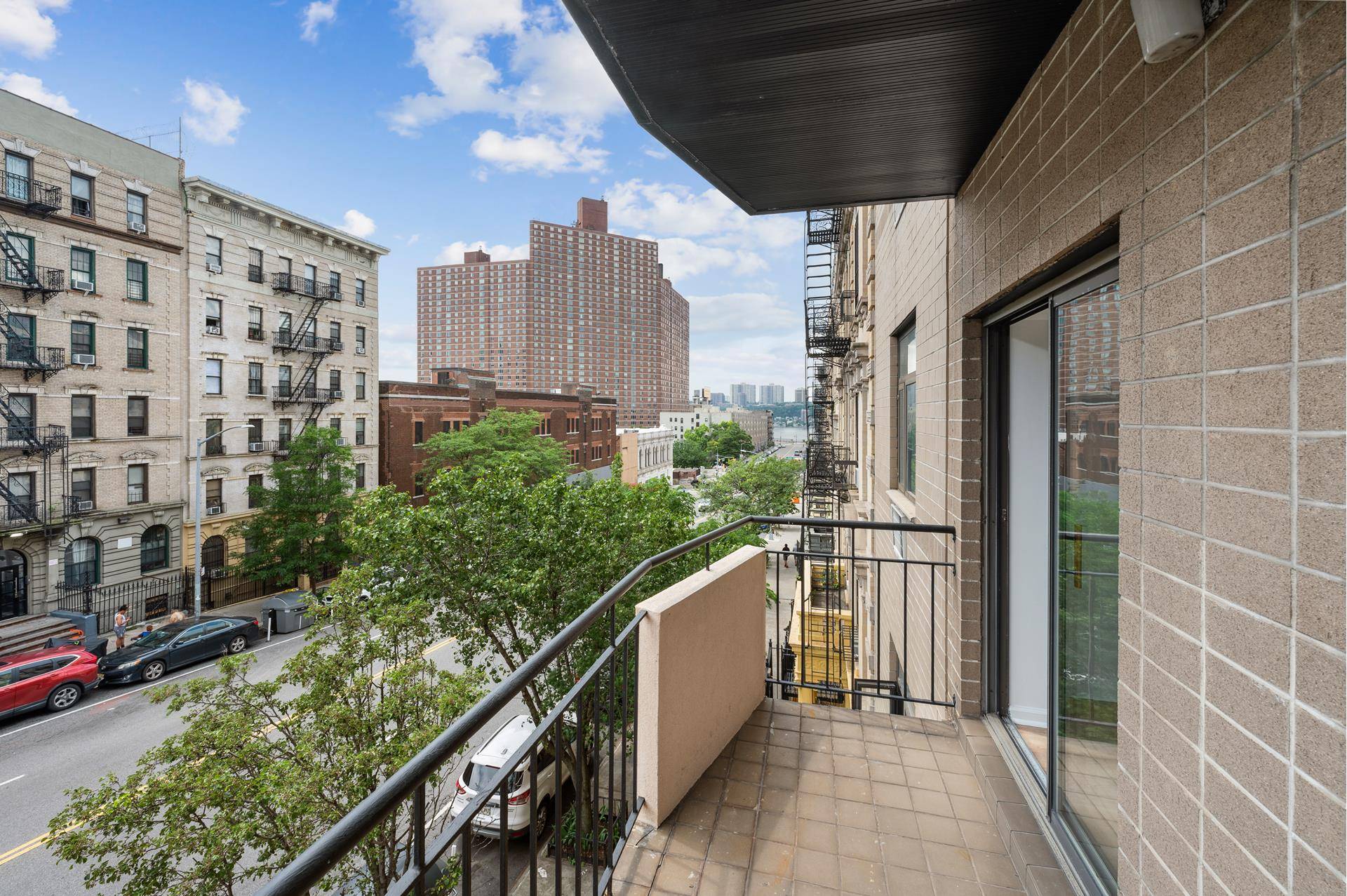 South facing gut renovated three bed, two bath condo unit with private balcony perfectly situated in a boutique condo building on the border of Morningside Heights amp ; Hamilton Heights.