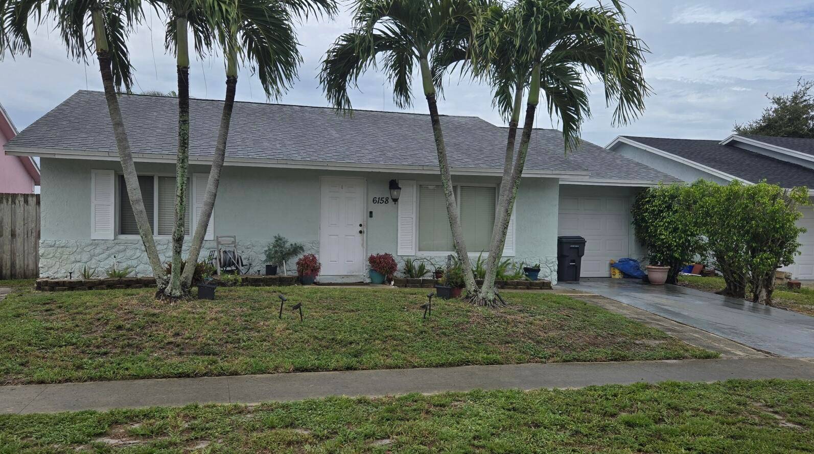 Wonderful single family home with three bedrooms, two full bath and a 1 car garage.