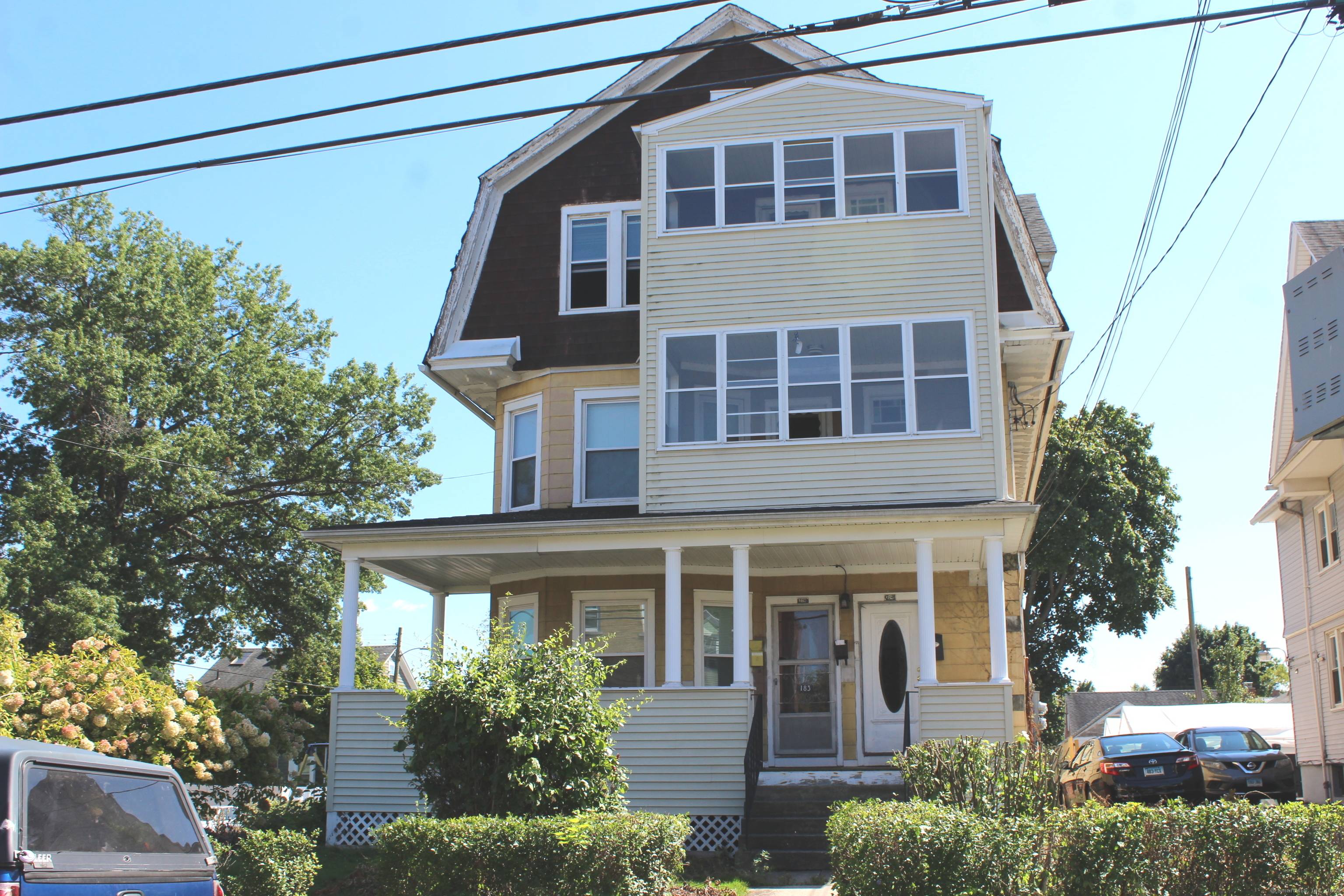 Welcome to a great 3 family house with large apartments featuring 6 rooms, 3 bedrooms, each unit.