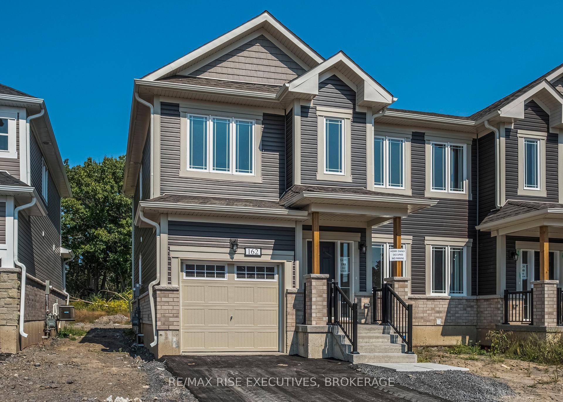 This 3 bedroom, 2 1 2 bath semi built by Kaitlin Corporation is move in ready.