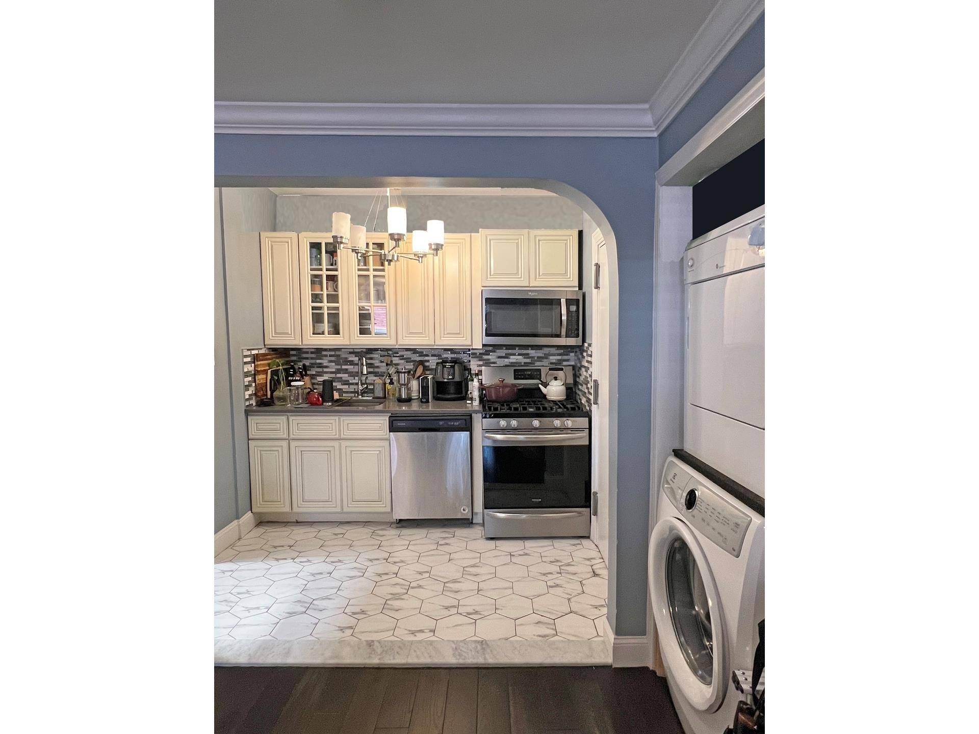 Renovated one bedroom apartment available for rent.