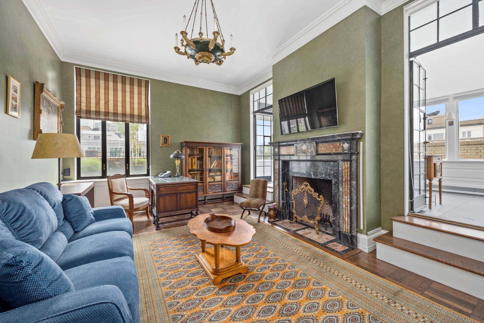 Sun flooded dream penthouse situated at the top of one of Park Avenue's most coveted cooperatives.