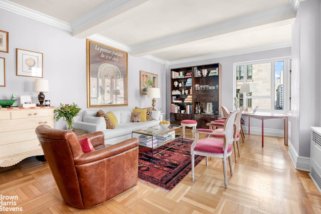 Views, light, space and style epitomize this ninth floor corner apartment at the art deco prewar full service cooperative Goodhue House.