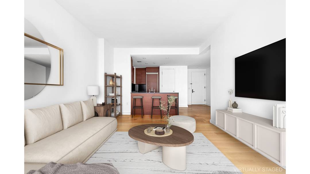 Art Living Located in the heart of Chelsea, just moments from Hudson Yards, this light filled one bedroom residence offers a seamless blend of downtown energy and tranquil living.