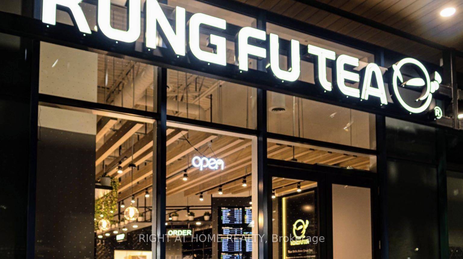 Kung Fu Tea on Steelestech is a standout business opportunity in a high traffic commercial and educational hub.