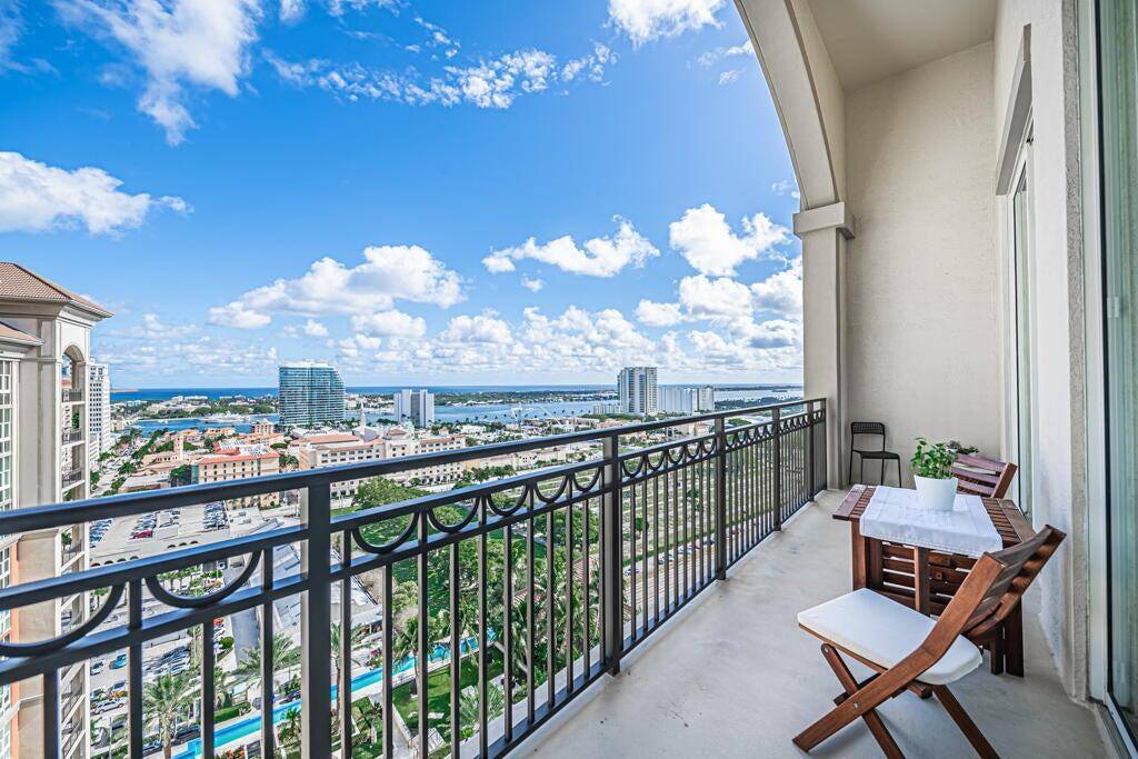 Stunning Ocean and Intracoastal views from every room in this rarely available Upper Penthouse Residence at South Tower.