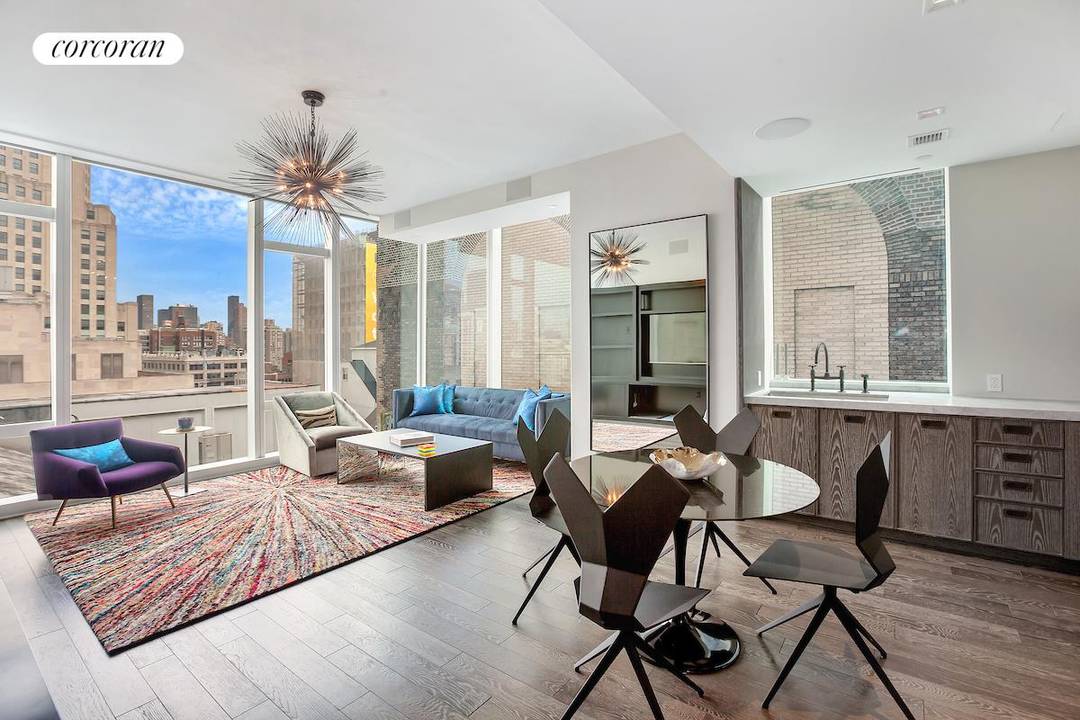 Refined Corner One Bedroom at Madison Square Park Tower Bathed in natural light and framed by sweeping city views, this sophisticated corner one bedroom residence unites elegant design with modern ...