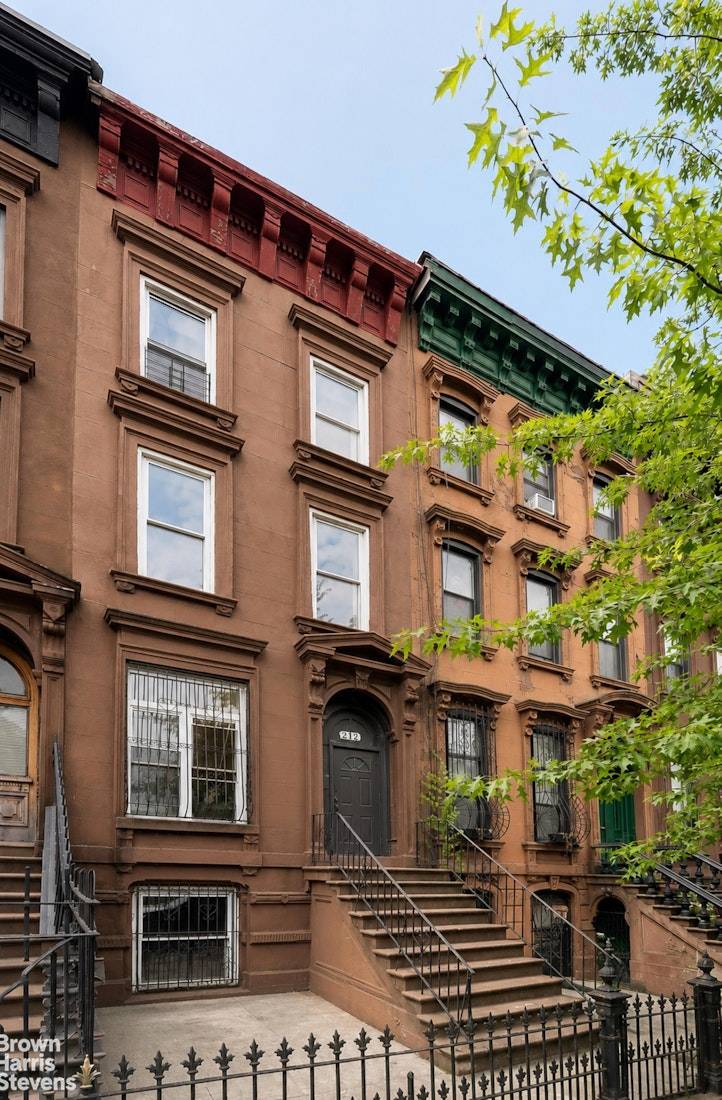 Bring your architect or your toolbelt to 212 Lefferts Place a classic two family Brooklyn brownstone offering a rare opportunity to re create a truly special home or investment project ...