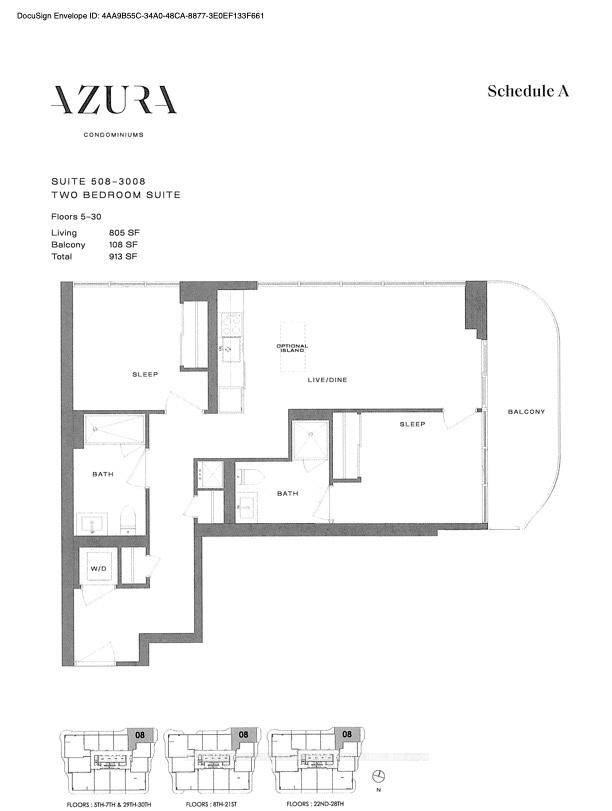 A Corner 2 Bed 2 Bath Unit With Northeast Facing.
