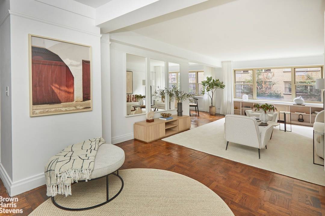 Tucked away on a peaceful cul de sac, Apartment 3EC offers the rare combination of generous space, graceful proportions, and southern light in one of the neighborhood's most admired cooperatives.