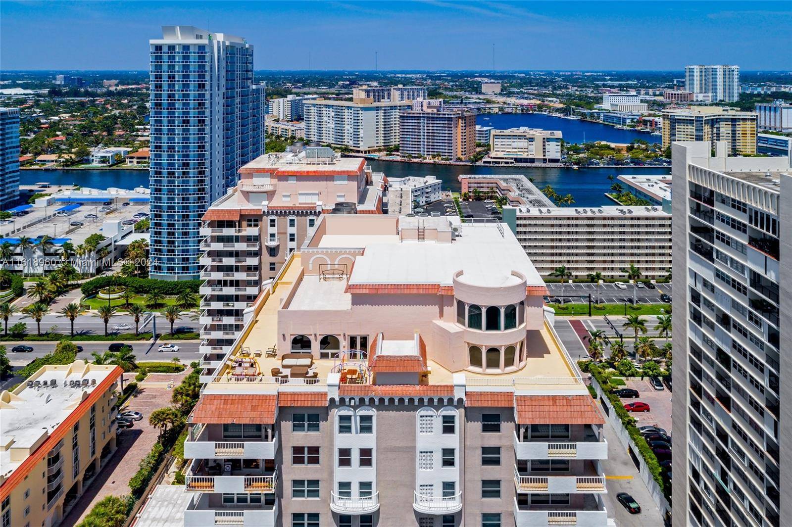 Experience a tranquil life on the ocean in this oceanfront penthouse, one of the largest available.