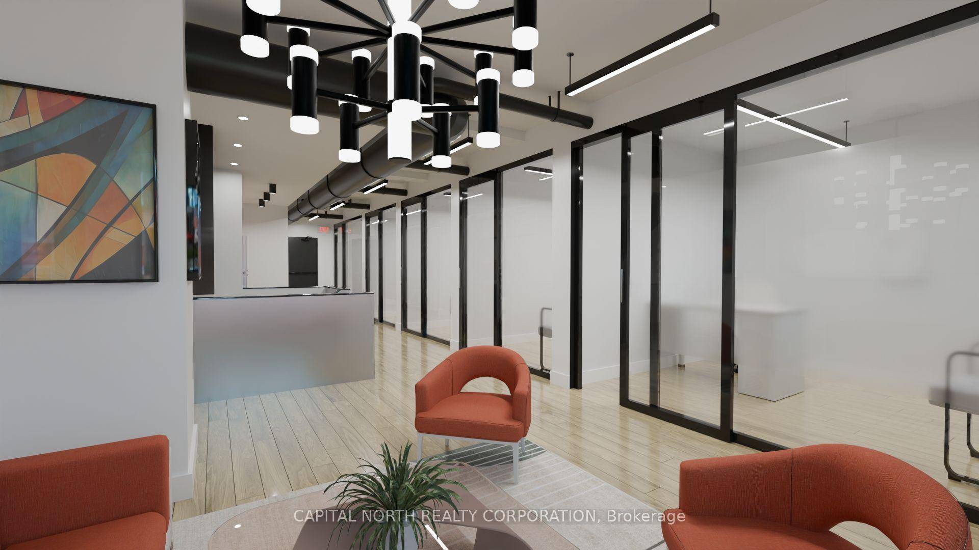 Welcome to this exceptional shared office space, perfectly positioned in a high visibility area with excellent street exposure.