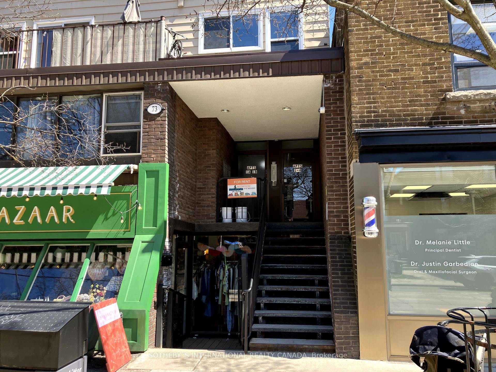 Renovated 1 bedroom in the heart of Roncesvalles Village.