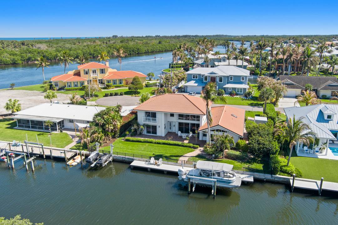 Set along approximately 100 feet of waterfront in Hobe Sound, this remodeled CBS home offers the kind of lifestyle buyers move to Florida for private dockage, quick Intracoastal access, sunlit ...