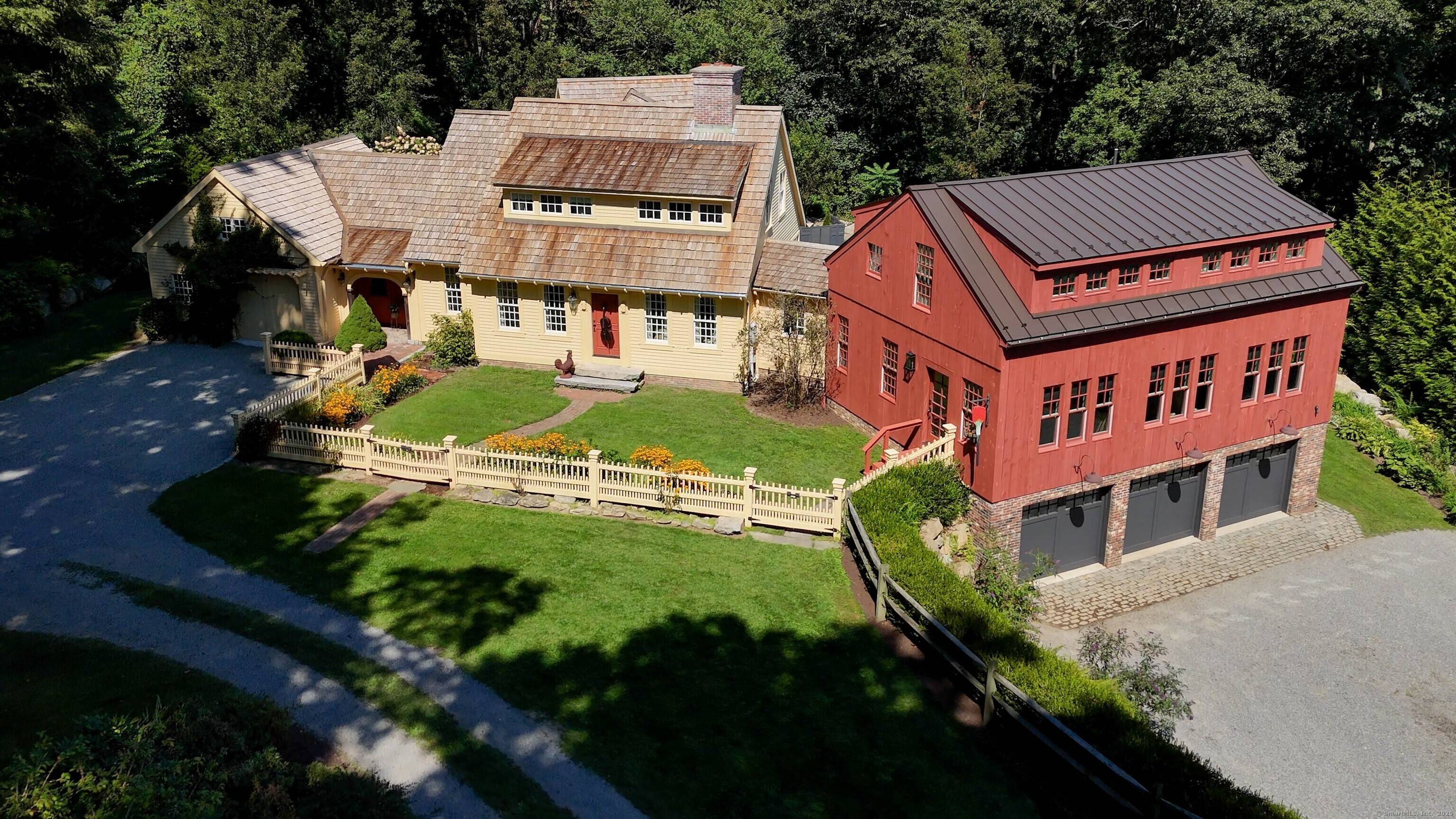 The epitome of the quintessential, sprawling, coastal New England Charmer immediately steals your heart !