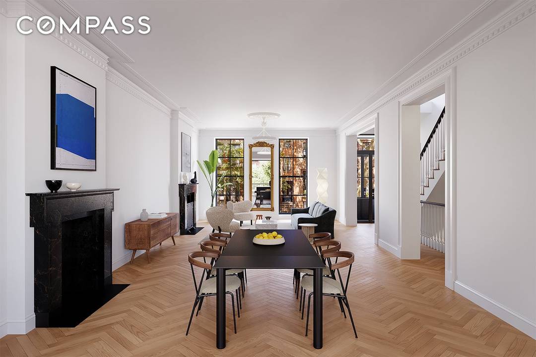 A contemporary behemoth hidden behind a stately, 19th century Greek Revival facade, 126 Pacific Street presents the pinnacle of Brooklyn townhouse living.