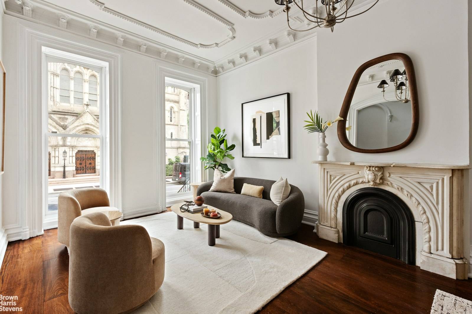 Step into timeless elegance and sophistication at this masterfully reimagined six bedroom, five and a half bath brownstone a rare opportunity to own a grand single family gut renovated residence ...