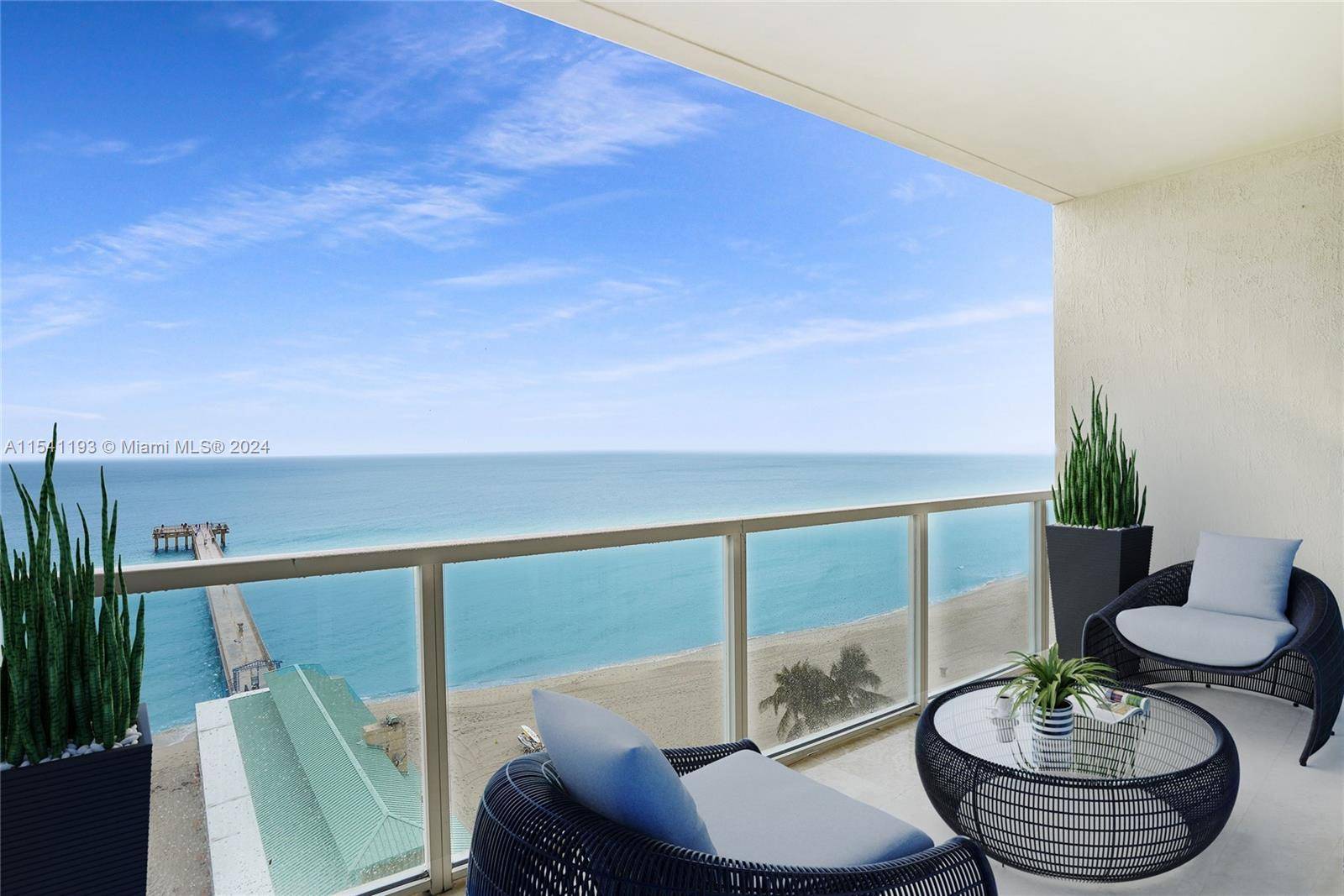 Stunning direct Ocean views from this gorgeous corner unit line 02 at La Perla in Sunny Isles.