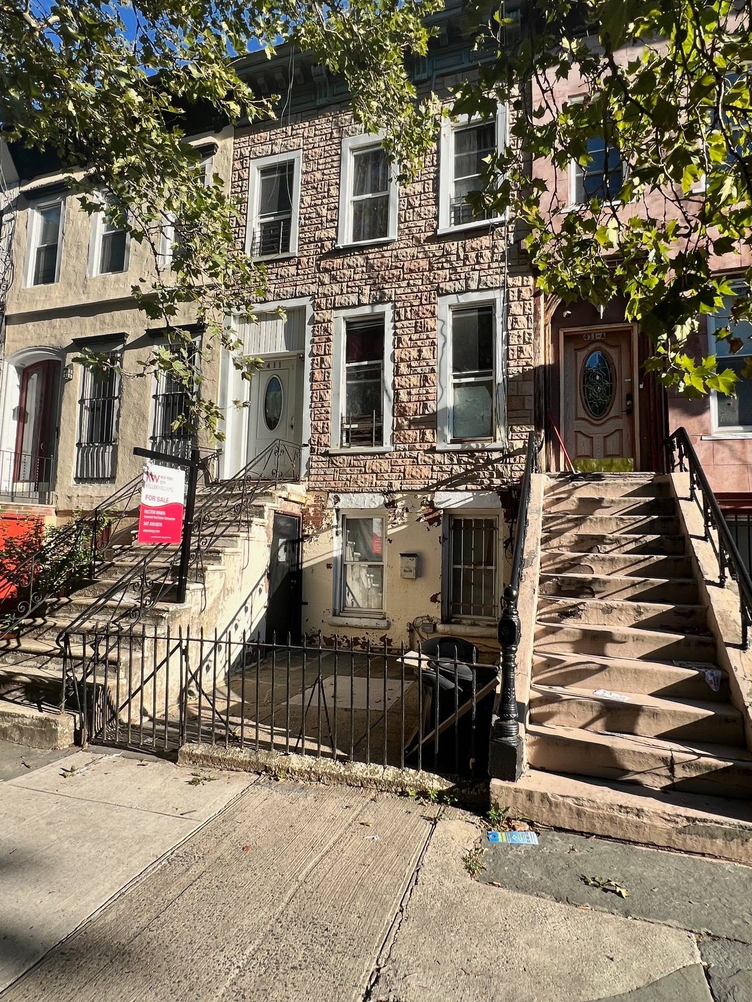 Property For Sale Two Family Townhouse at 411 Monroe Street, Brooklyn, NY 11221 Discover an exceptional opportunity to own a legal two family townhouse in the vibrant heart of Bedford ...