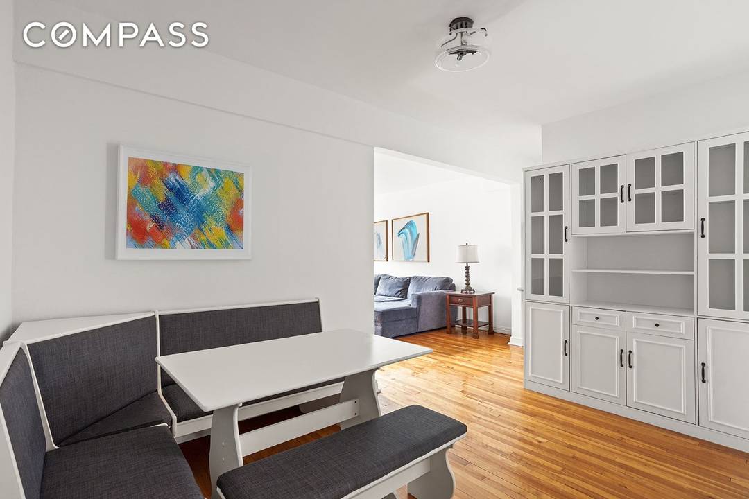 Discover this beautifully renovated two bedroom, one bath residence situated in an impeccably maintained elevator building in the heart of the Jackson Heights historic district.