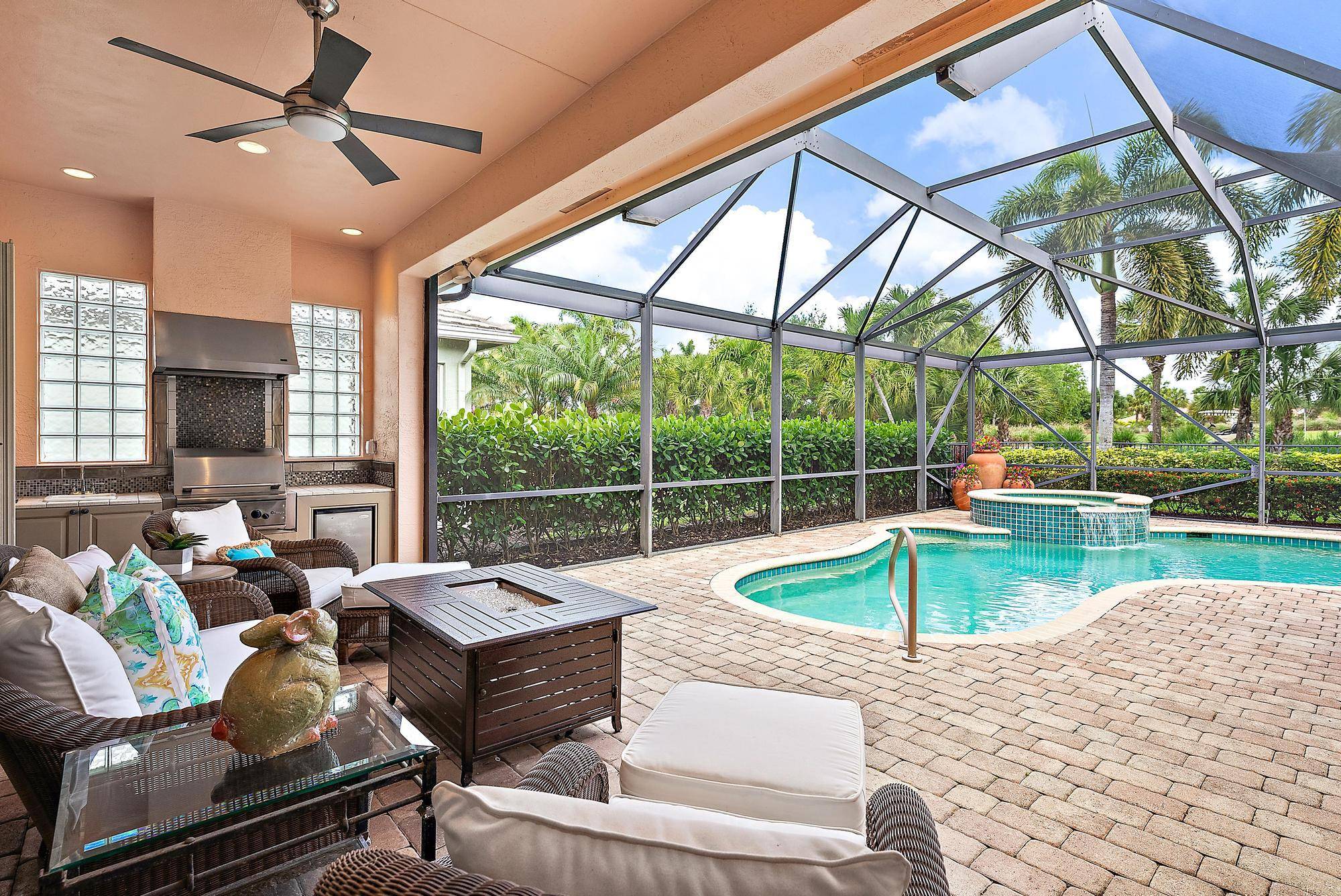 This former model home has been completely redecorated and enhanced.