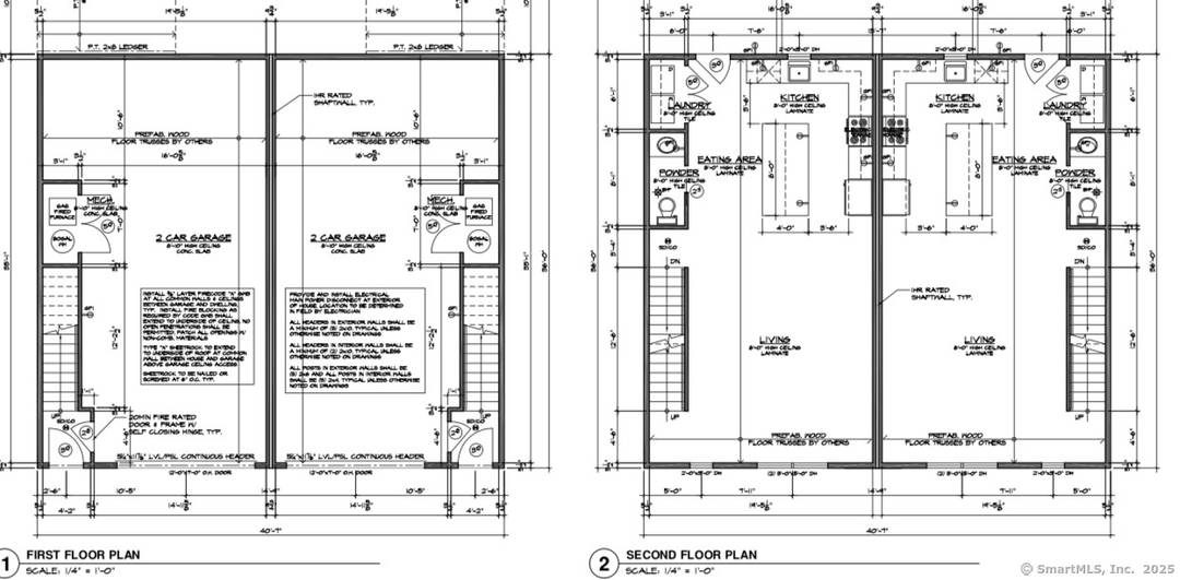 New construction in progress Side by side duplex offers 3 bedrooms on each unit with 1 and 1 2 bath Quality construction to be delivered finished with hardwood floors, granite ...