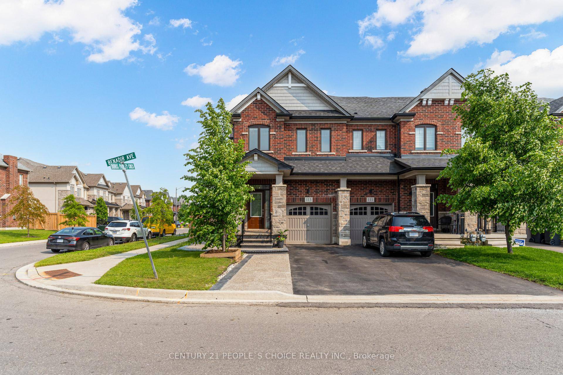 Welcome to 113 Benadir Avenue, Beautiful Freehold Premium Corner Town home, Stunning Stone amp ; Brick Exterior Finishes, 2030 Sq Ft Above Grade, 3 Spacious Bedrooms amp ; 2 Full ...