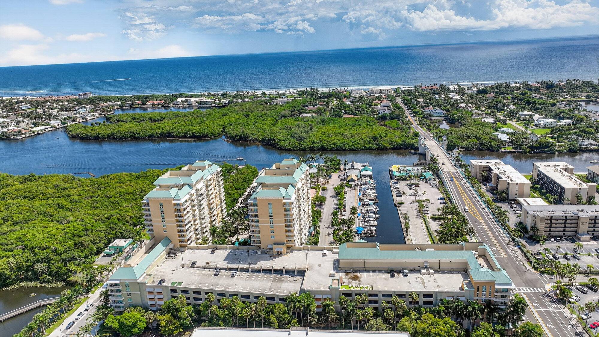 Magnificently appointed 2 2 Waterfront Penthouse with endless ocean and intracoastal views available in the resort style community of Marina Village.