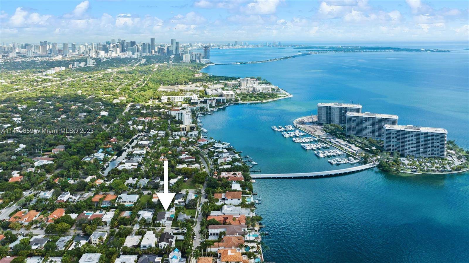 SUBSTANTIALLY REMODELED HOME WITH EXPANSION POTENTIAL IN THE HEART OF EXCLUSIVE HIGHLY DESIRABLE NORTH COCONUT GROVE.