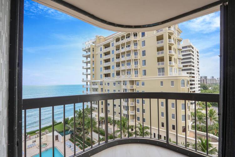 Direct Ocean amp ; Intracoastal Views Totally Renovated 2 Balconies Water Views from EVERY ROOM Garage Parking.