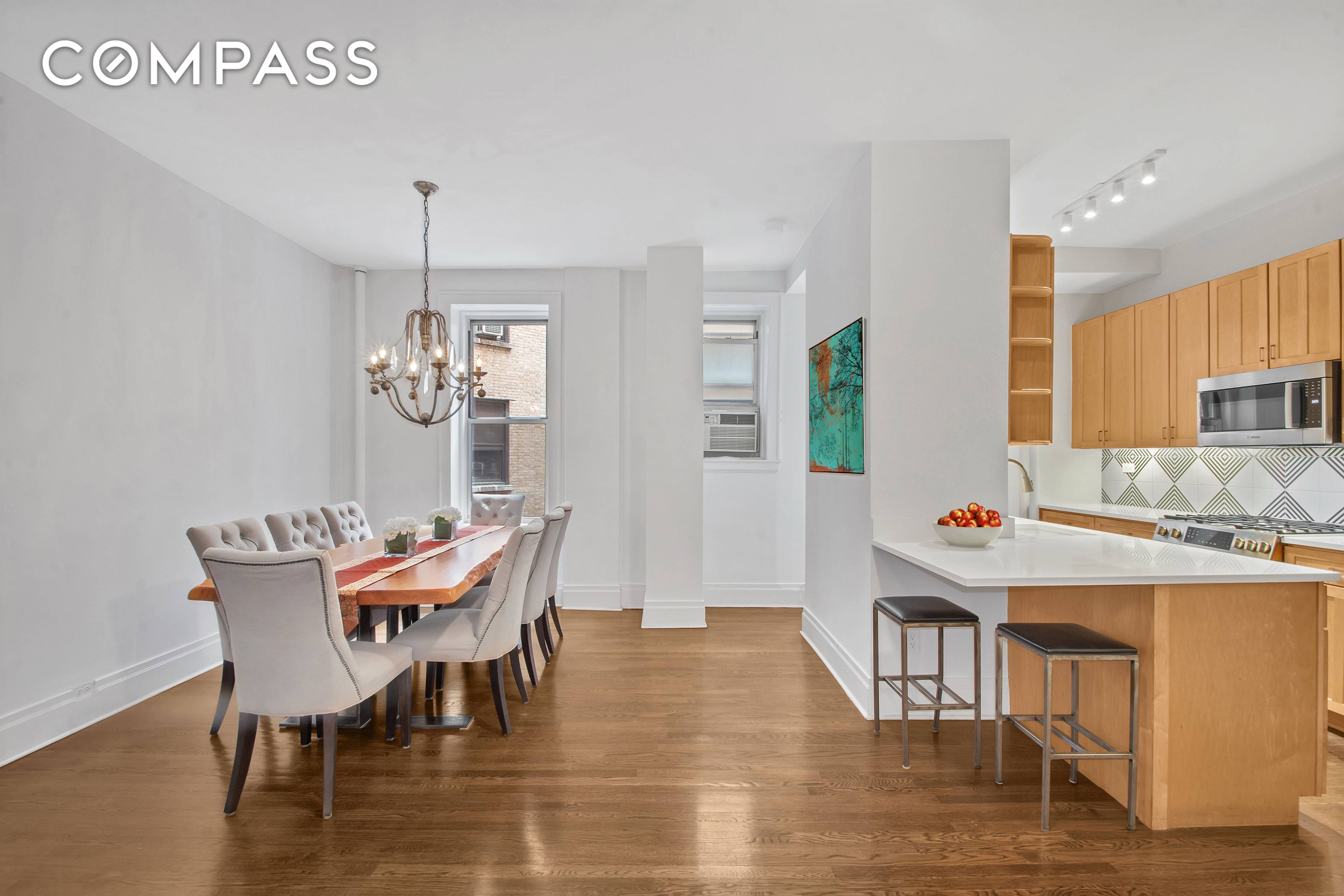 ALL THE PLEASING ASPECTS OF A PRIVATE HOUSE Step into the timeless elegance of this 3rd floor apartment, where classic grandeur meets modern comfort in a sprawling, sunlit sanctuary.