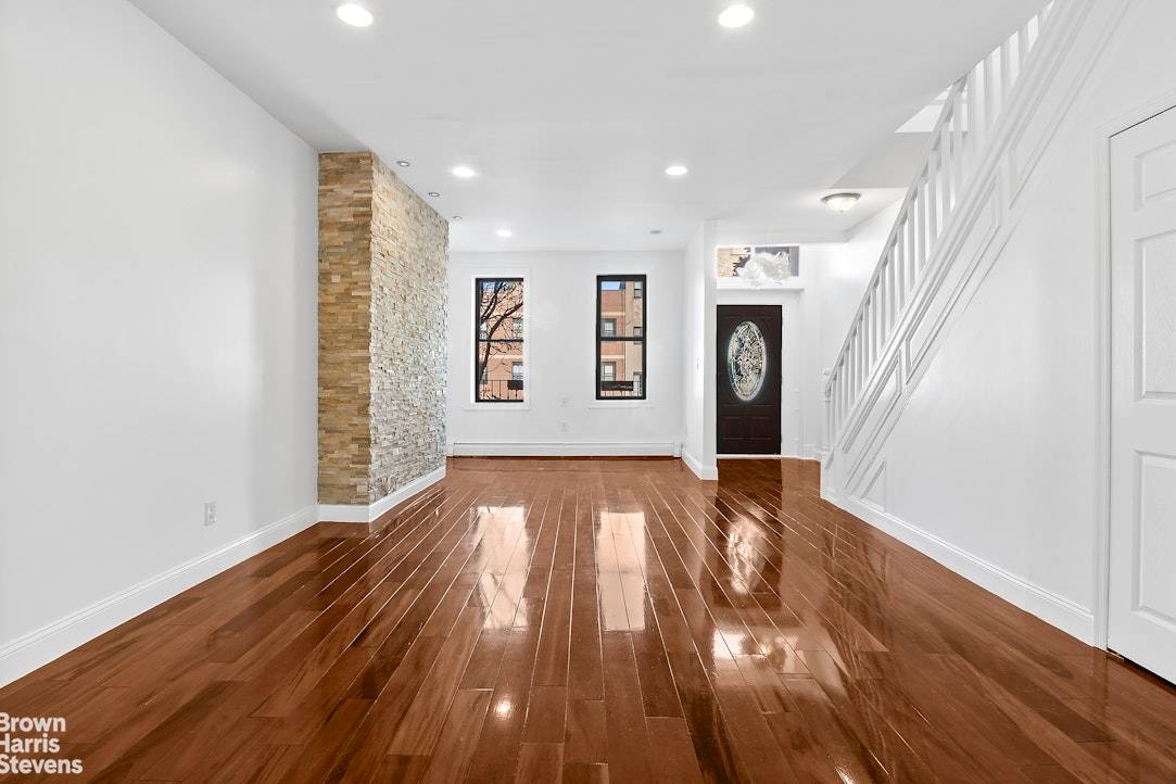 Contemporary Two Family Townhouse in Crown Heights Weeksville Ideal for End Users or Investors Welcome to this practical and updated two family townhouse with handsome facade and picturesque backyard spanning ...