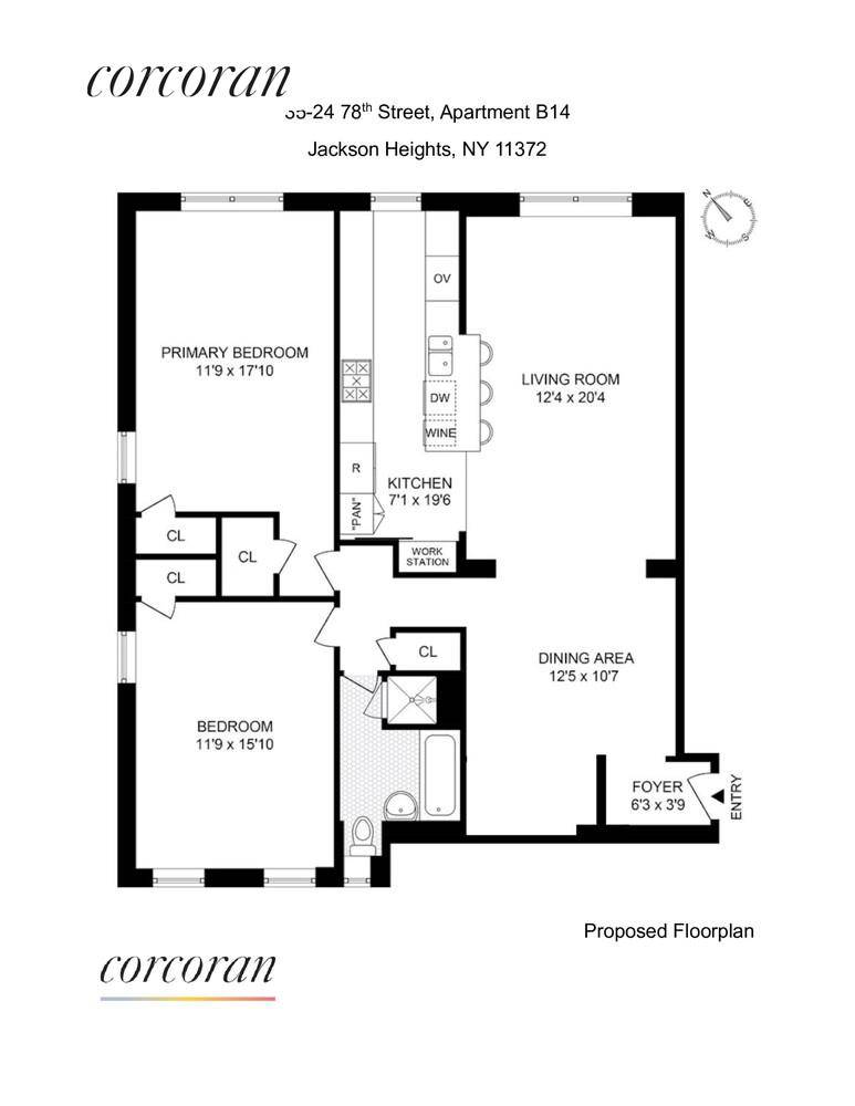PRICE REDUCTION ! ! GREAT DEAL ON 1200 SF PREWAR.