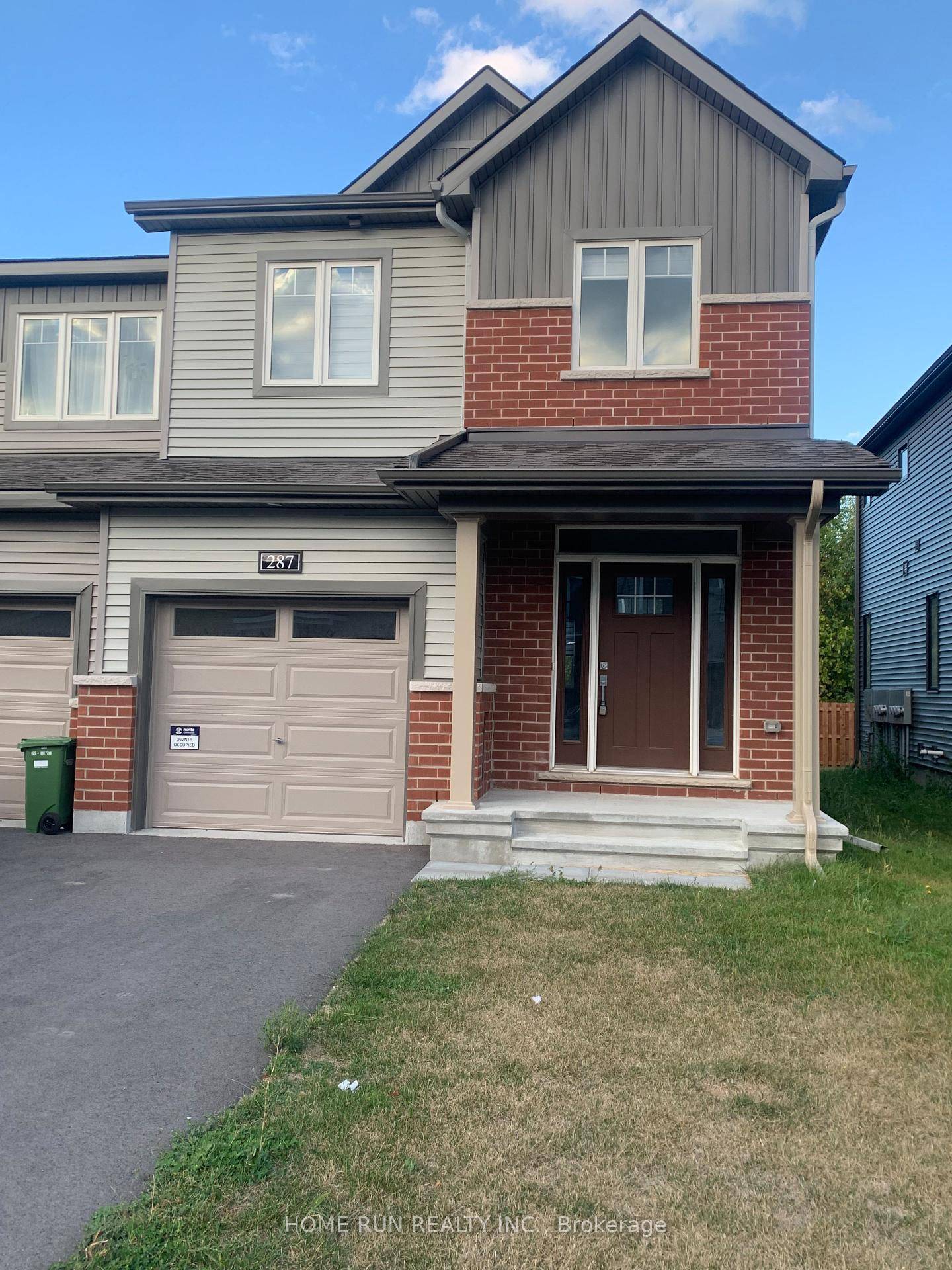 Explore the opportunity to rent this meticulously upgraded 4 Bed 3 Bath End unit Executive Townhouse spanning around 2100 sqft with no rear neighbours from Minto in prestigious Brookline community ...
