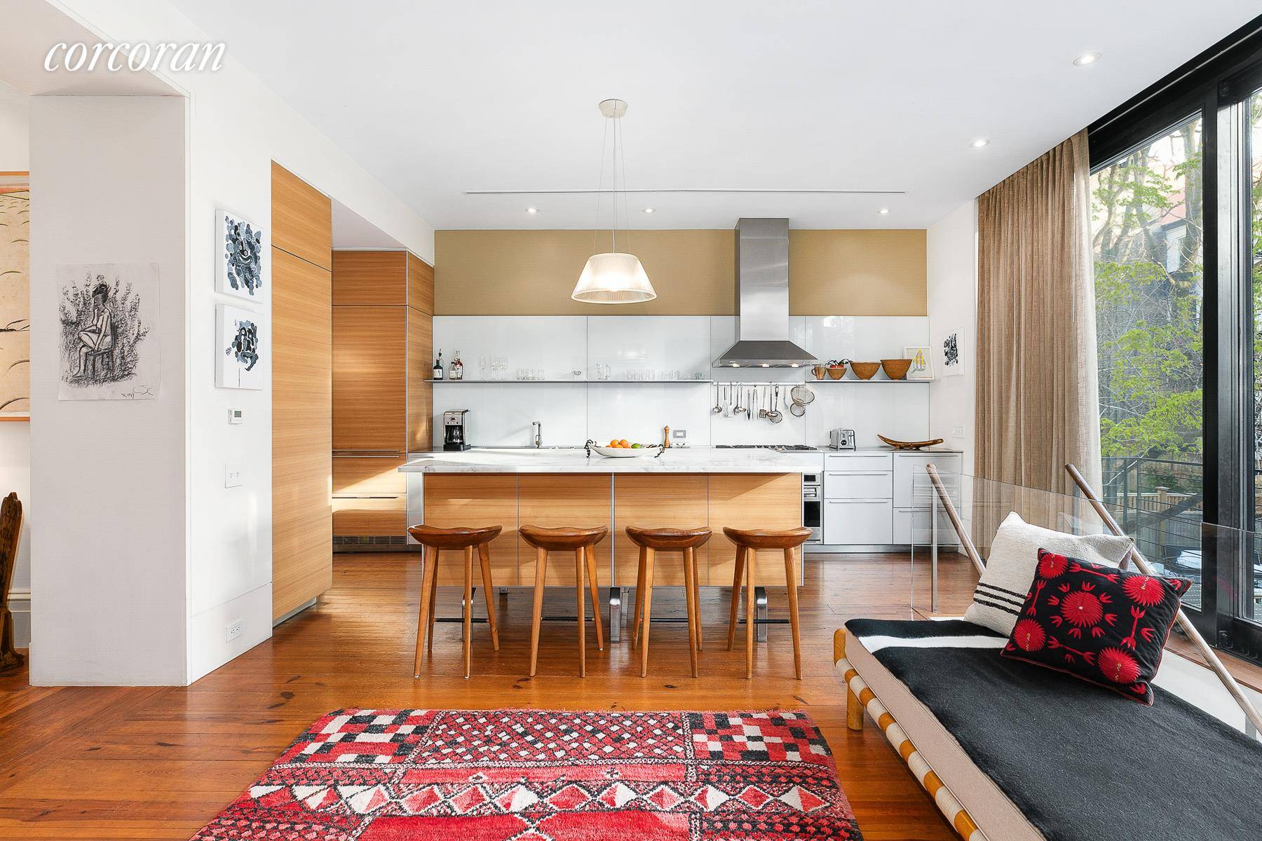 126 State Street is a spectacular 6, 000sf townhouse in the heart of Brooklyn Heights A masterfully expanded and renovated with a very rare 62 foot deep parlor and garden ...
